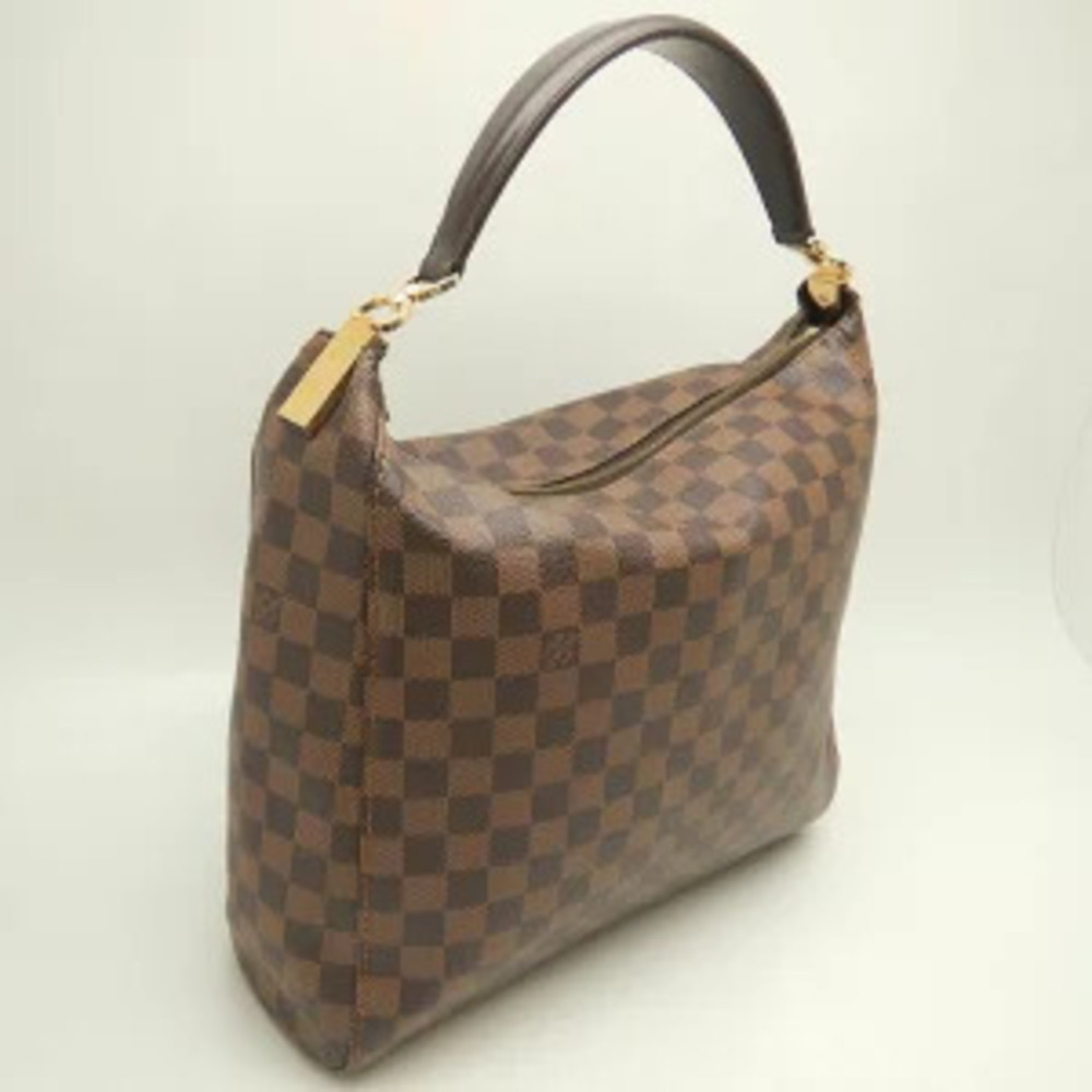Louis Vuitton Portobello Shoulder Ebene Bag Damier
